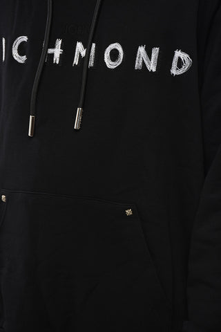 Brushed Cotton Hooded Sweatshirt BETTO With Embroidered Logo