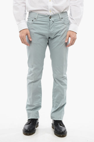 ID Pantaloni 5 Tasche in Cotone Stretch