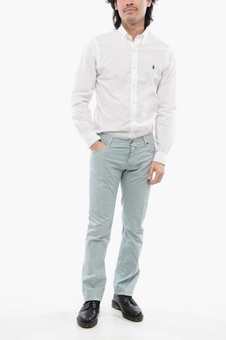 ID Pantaloni 5 Tasche in Cotone Stretch
