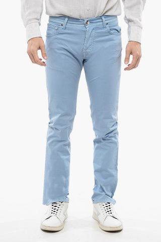 ID LUXURY DENIM Jeans Ricamati Ton-sur-ton