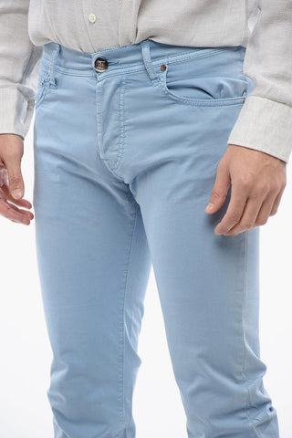 ID LUXURY DENIM Jeans Ricamati Ton-sur-ton