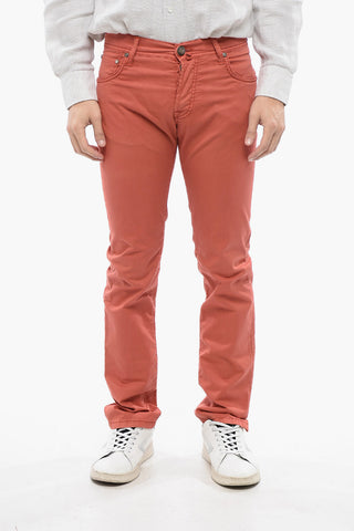 ID LUXURY DENIM Tone-on-Tone Embroidered Jeans