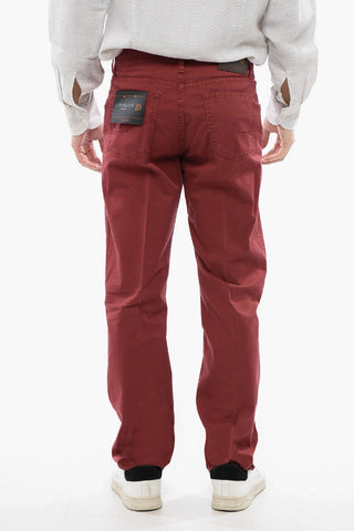 Pantaloni in Cotone con Dettaglio Metallico 