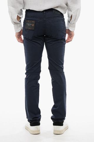 ID LUXURY DENIM Jeans Ricamati Ton-sur-ton
