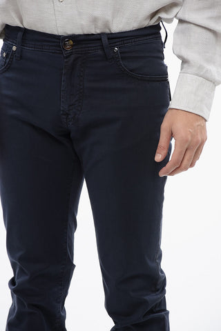 ID LUXURY DENIM Jeans Ricamati Ton-sur-ton