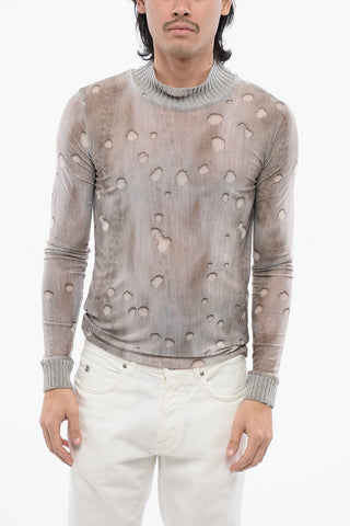 Printed ANUBO Sheer Top