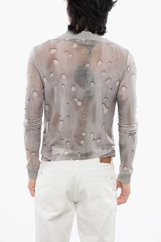 Printed ANUBO Sheer Top