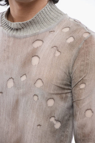 Printed ANUBO Sheer Top