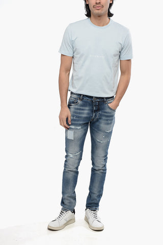 Slim Fit Jeans AP Distressed Effect 16 cm