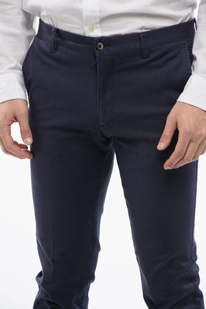 ID Cotton Stretch Chino Pants with Belt Loops