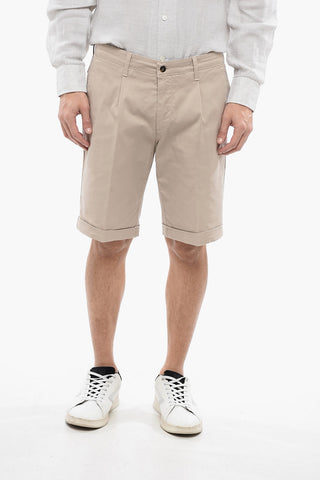 CC COLLEDCTION Chino Shorts with Turn-up Hems