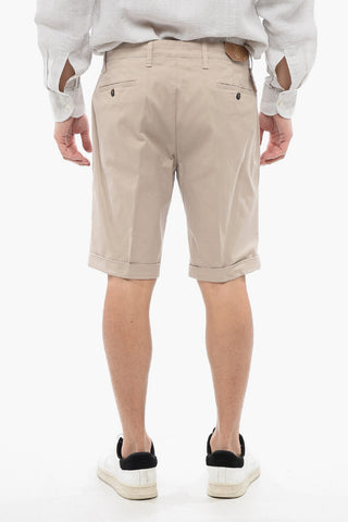 CC COLLEDCTION Chino Shorts with Turn-up Hems
