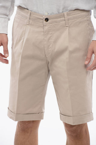 CC COLLEDCTION Chino Shorts with Turn-up Hems