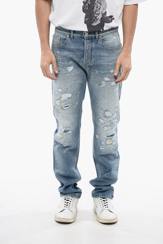 Regular Fit Jeans SID im Distressed-Effekt 18 cm