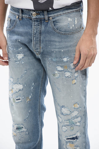 Regular Fit Jeans SID im Distressed-Effekt 18 cm