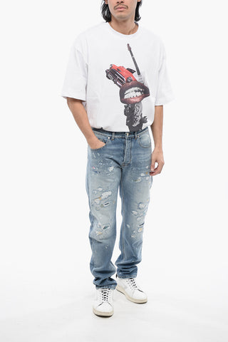 Regular Fit Jeans SID im Distressed-Effekt 18 cm