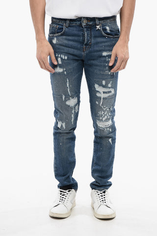 Distressed Effect SKY Skinny Fit Jeans 15 cm