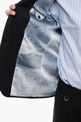 Virgin Wool NUSETTO Blazer With Stud Details