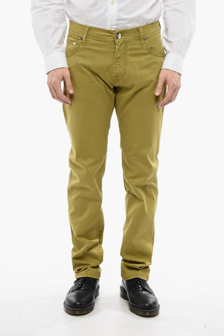 ID 5-Pocketed Stretch Cotton Pants