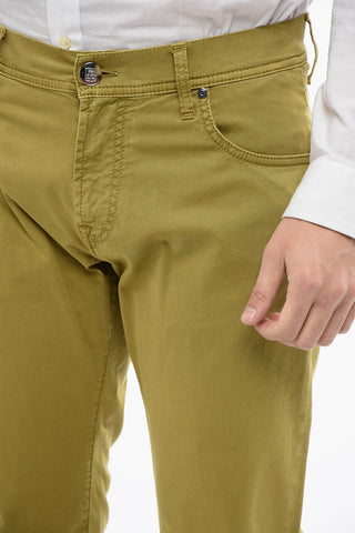 ID 5-Pocketed Stretch Cotton Pants