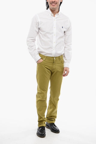 ID 5-Pocketed Stretch Cotton Pants