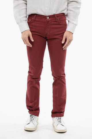 ID LUXURY DENIM Ton-sur-ton Embroidered Denims