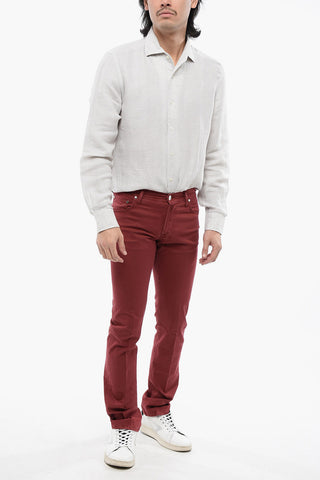 ID LUXURY DENIM Ton-sur-ton Embroidered Denims