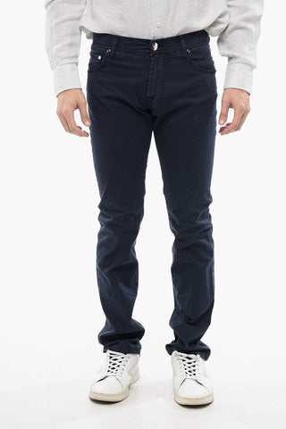 ID LUXURY DENIM Jeans Ricamati Ton-sur-ton