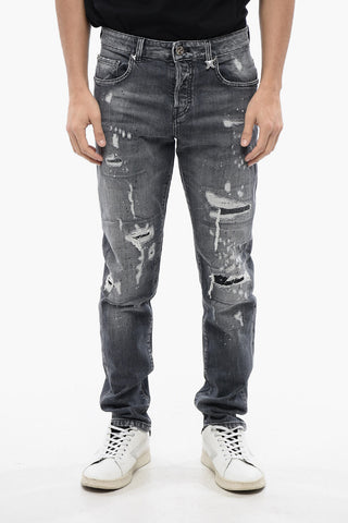 Distressed Effect SKY Skinny Fit Jeans 16 cm