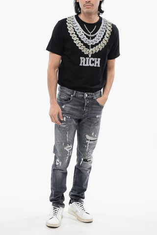 Distressed Effect SKY Skinny Fit Jeans 16 cm
