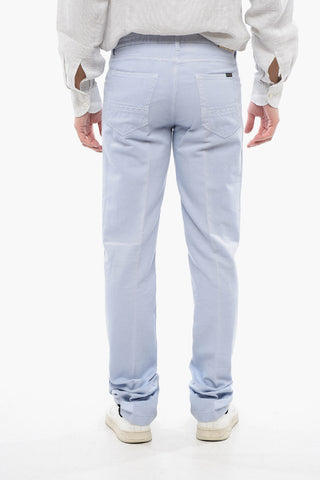 ID 5-Pocketed Linen Blend Pants with Belt Loops