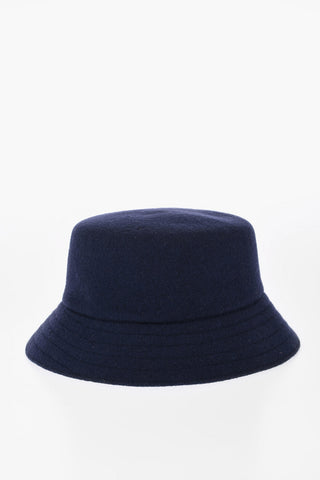 Solid Color Bucket Hat with Embroidered Logo