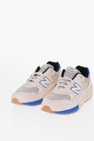 Suede and Technical Fabric 580 Low Top Sneakers