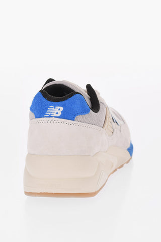 Suede and Technical Fabric 580 Low Top Sneakers