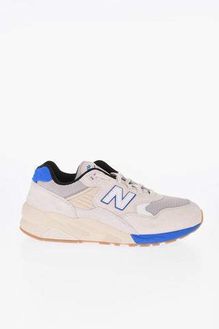 Suede and Technical Fabric 580 Low Top Sneakers