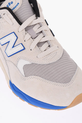 Suede and Technical Fabric 580 Low Top Sneakers