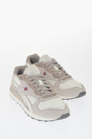 Leather and Fabric DL5000 Low Top Sneakers