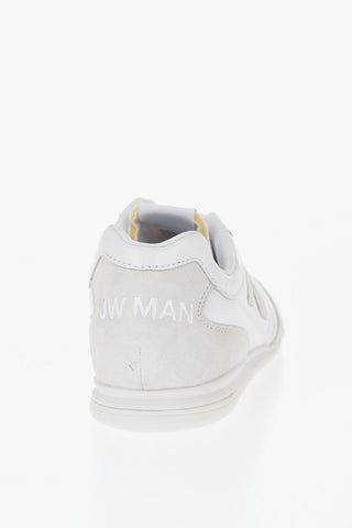 JUNYA WATANABE MAN Leather Low Top Sneakers with Suede Trims