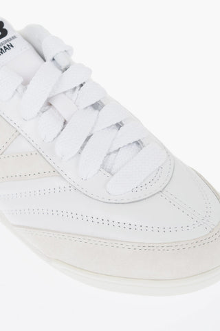JUNYA WATANABE MAN Leather Low Top Sneakers with Suede Trims