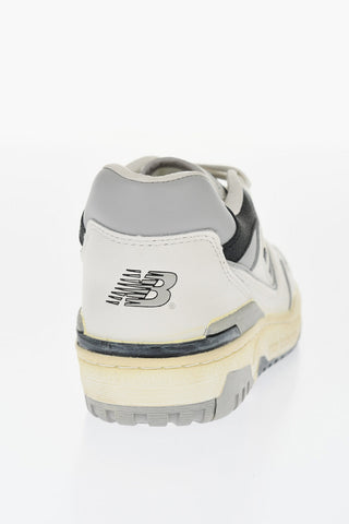 Leather 550 Low Top Sneakers with Contrasting Details