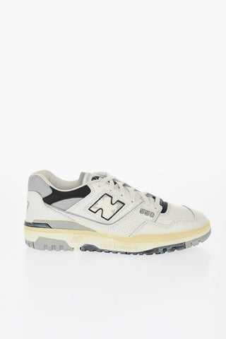 Leather 550 Low Top Sneakers with Contrasting Details