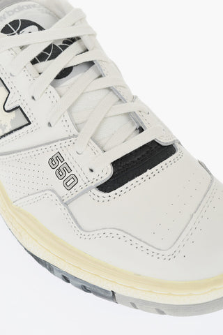 Leather 550 Low Top Sneakers with Contrasting Details