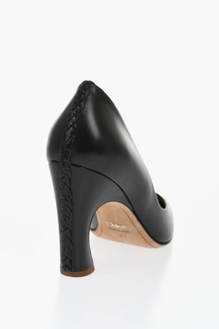 Leather Pumps with Point Toe 9,5cm