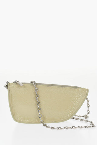 Patent Leather MICRO SHIELD SLING Bag with Chain Shoulder Strap