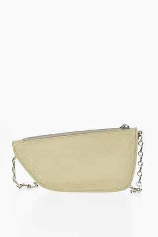 Patent Leather MICRO SHIELD SLING Bag with Chain Shoulder Strap