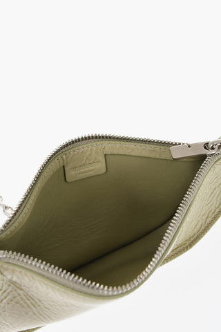 Patent Leather MICRO SHIELD SLING Bag with Chain Shoulder Strap