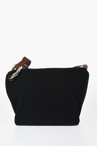 Canvas THE JWA CORNER Shoulder Bag with Leather Details