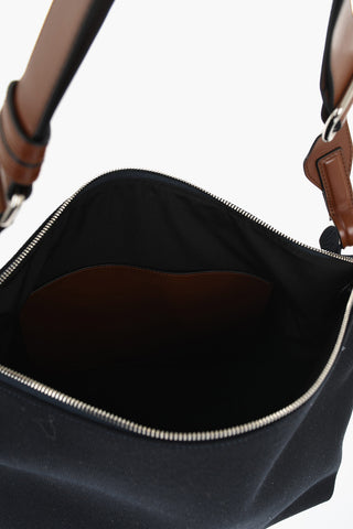 Canvas THE JWA CORNER Shoulder Bag with Leather Details