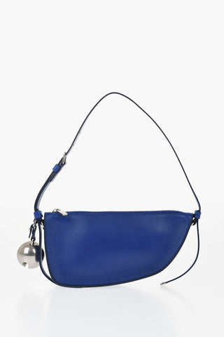 Leather SHIELD SLING Shoulder Bag with Silver-Tone Charm