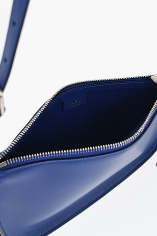 Leather SHIELD SLING Shoulder Bag with Silver-Tone Charm